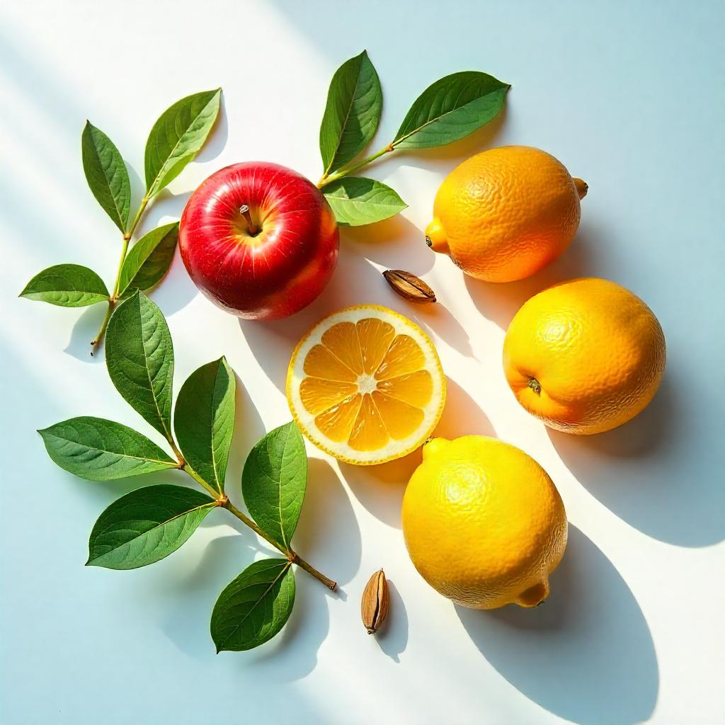 Apple, lemon, mandarin and bergamot represent the olfactory notes of the perfume.