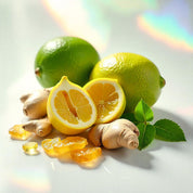 Lime, ginger and mint represent the olfactory notes of the perfume.