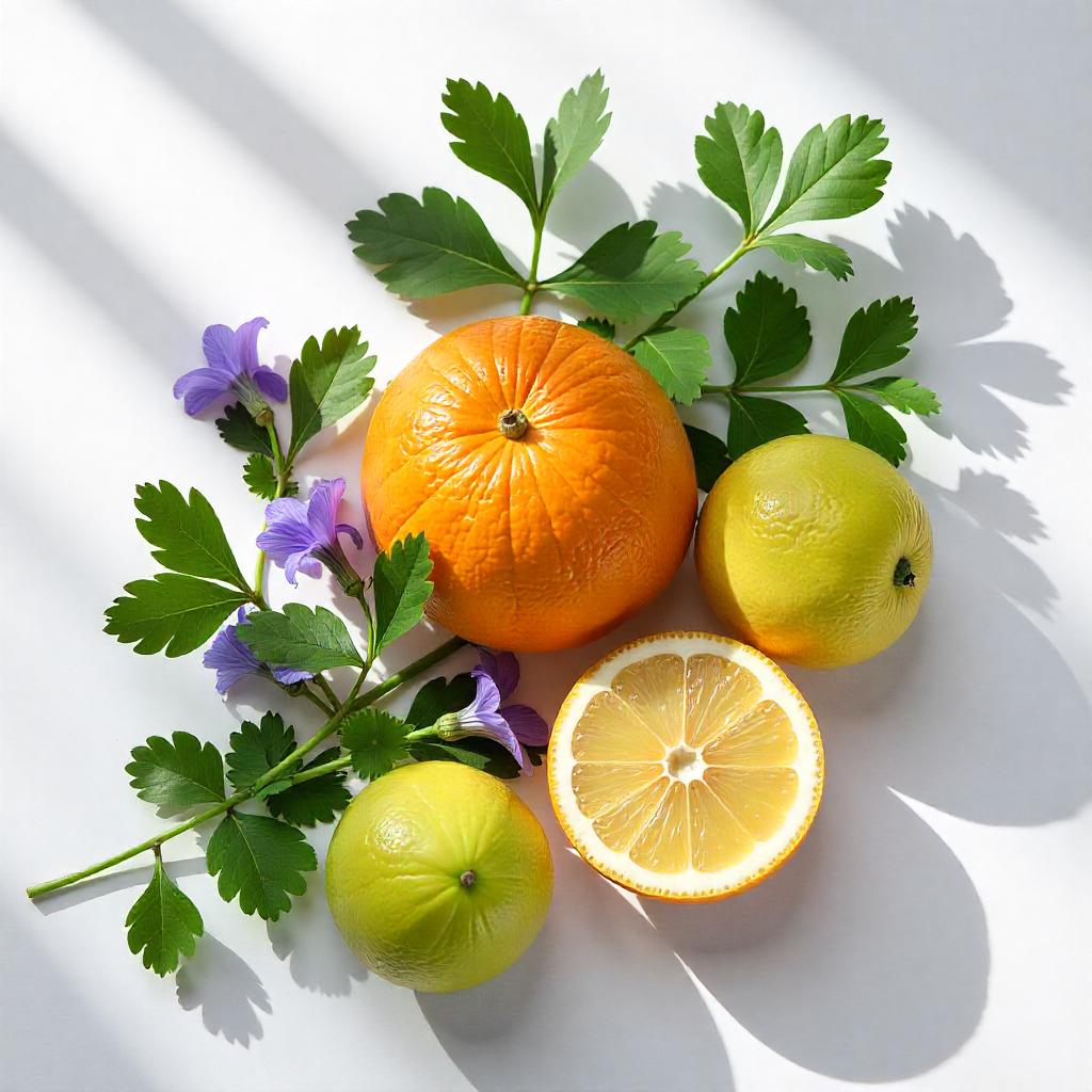 Lemon, mandarin and violet represent the olfactory notes of the perfume.