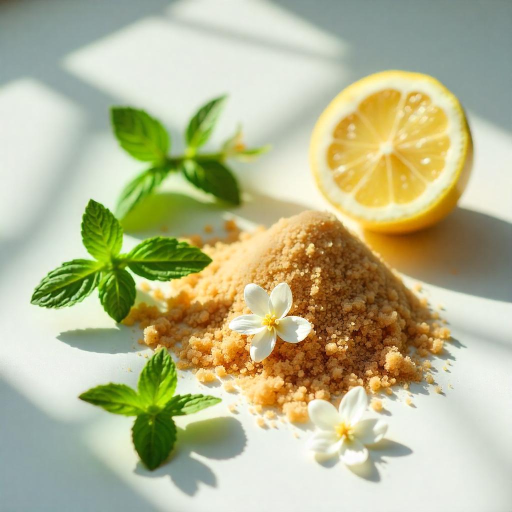 Lemon, mint and brown sugar represent the olfactory notes of the perfume.