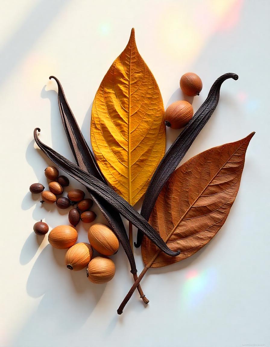 Tobacco leaves, dried fruits and cocoa represent the olfactory notes of the perfume.