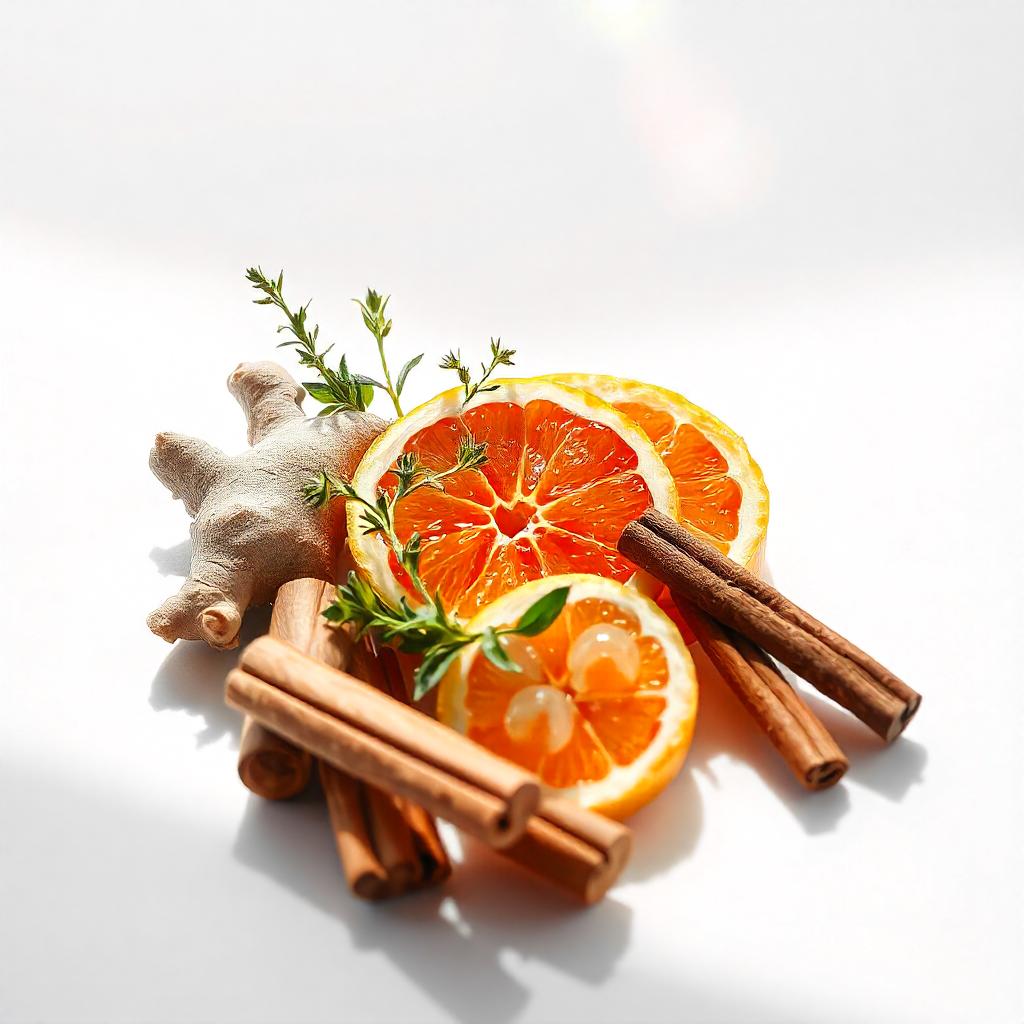 Ginger, grapefruit and cinnamon represent the olfactory notes of the perfume.