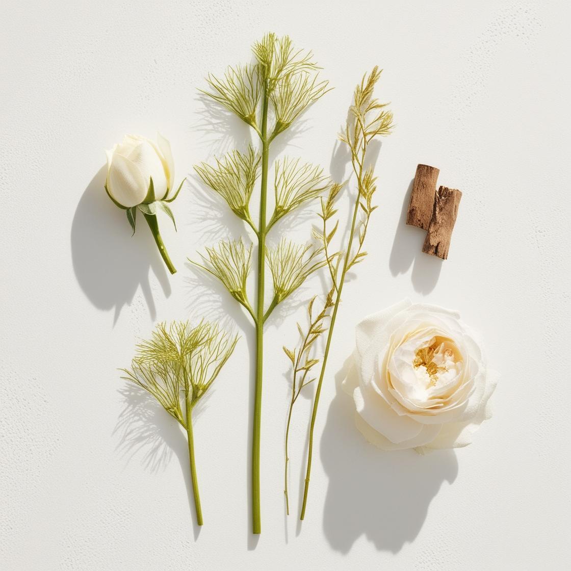 Angelica and tuberose represent the olfactory notes of the perfume.