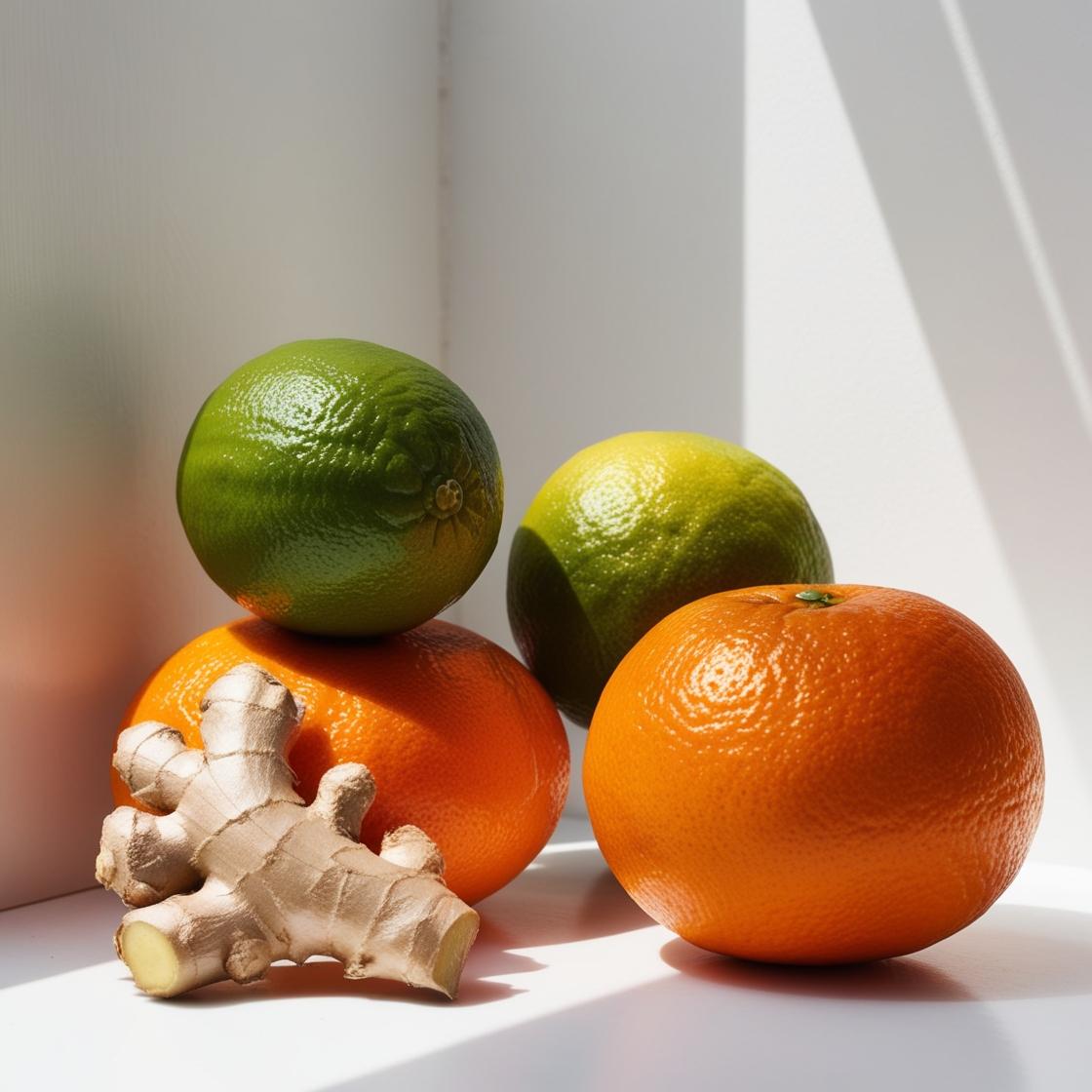 Ginger, mandarin and orange represent the olfactory notes of the perfume.