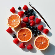 Raspberry, grapefruit and blackcurrant represent the olfactory notes of the perfume.